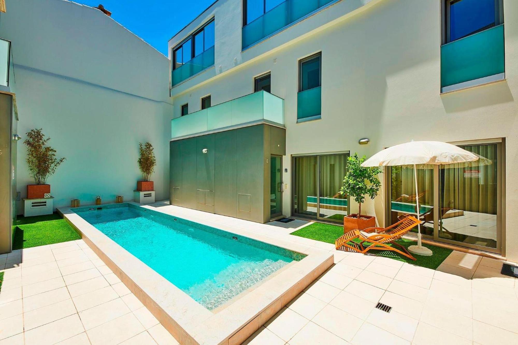 Villa Beautiful Town Centre Townhouse With Shared Pool Tavira Exterior foto