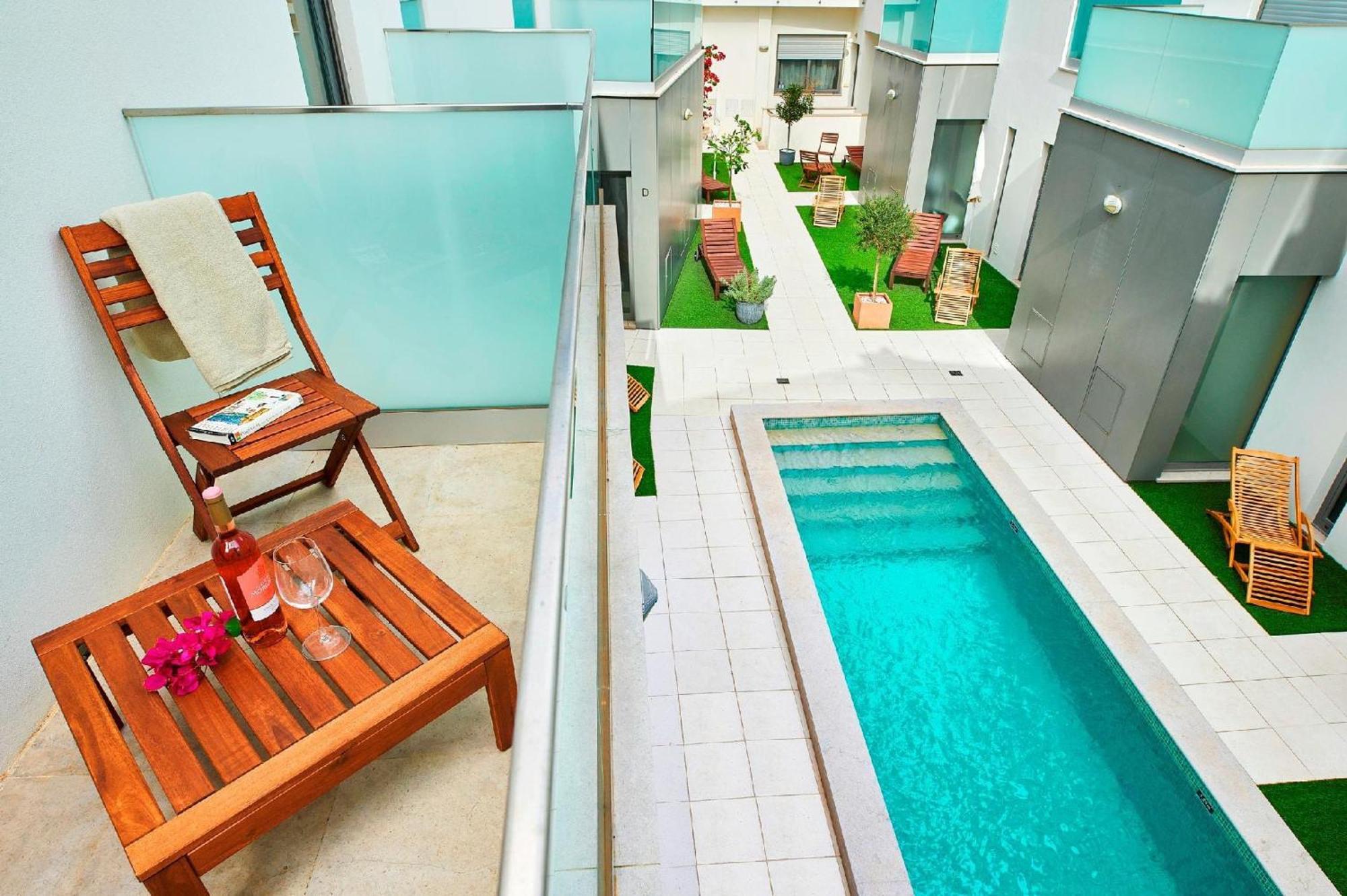 Villa Beautiful Town Centre Townhouse With Shared Pool Tavira Exterior foto